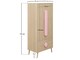 image 7 of Flair Noah 2 Door Wardrobe with 2 Drawers Oak & Pink
