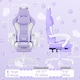 image 2 of Rattantree Ergonomic Gaming Chair with Massage Support & Footrest