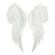 image 1 of Something Different Glitter Angel Wings Hanging Decoration - White - One Size (UTSD6550)