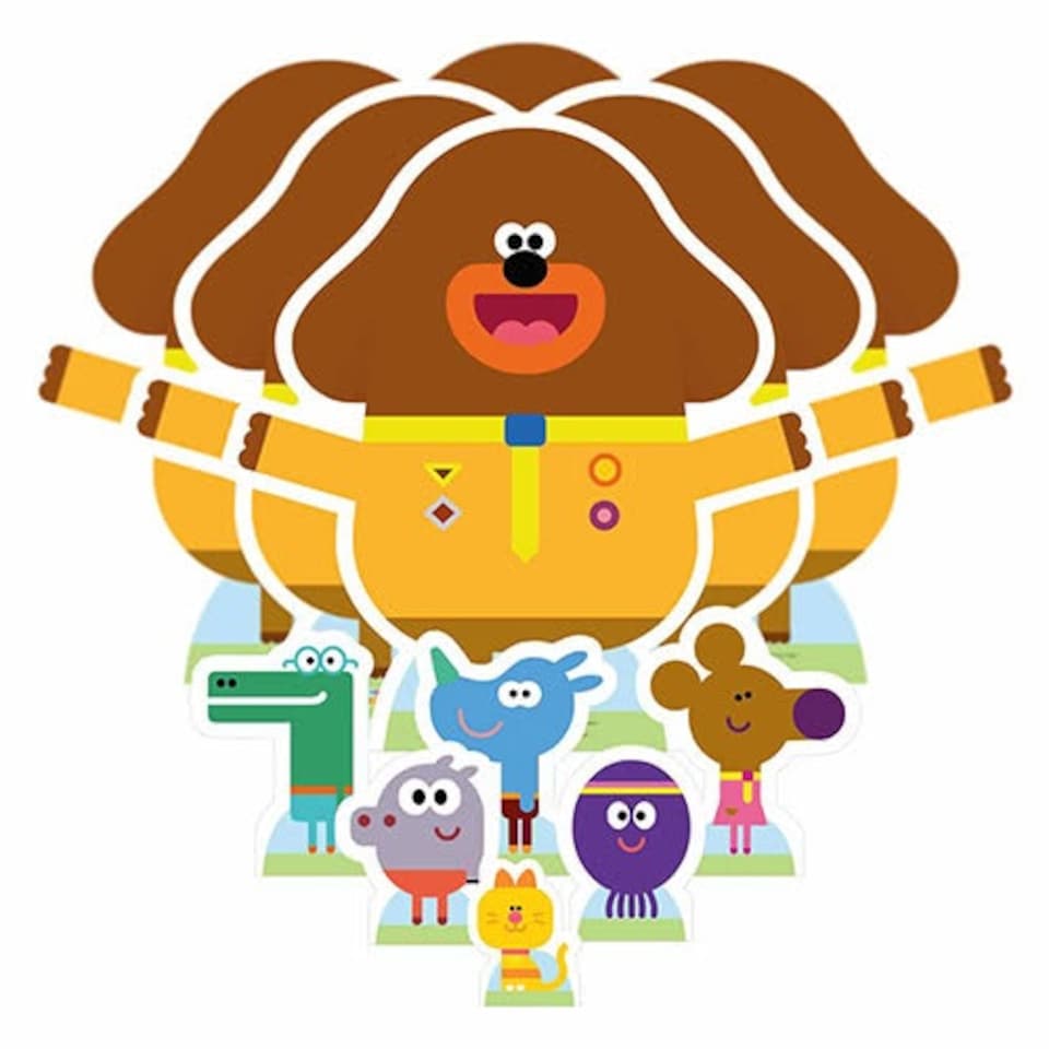 Hey Duggee Table Top Cutout Decorations - Pack of 12