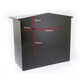 image 10 of Burg-Wachter Mersey Large Wall Mounted Galvanised Steel Post Box - 36x35x20cm Silver