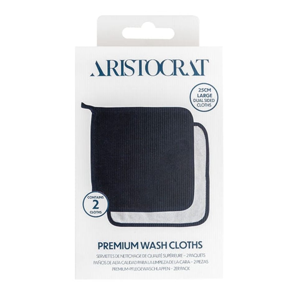 image 1 of Aristocrat Premium Grooming Wash Cloths  (2 Pack)