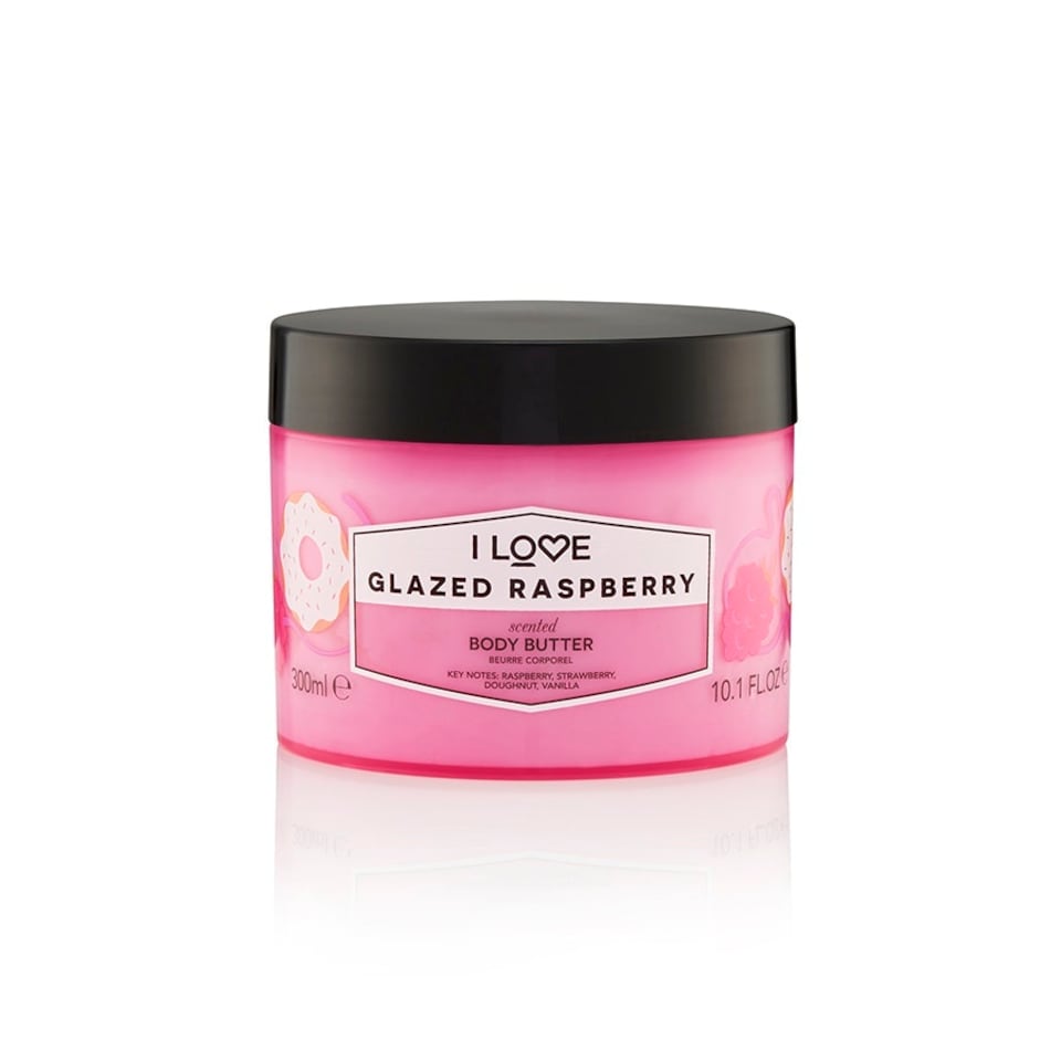 image 1 of I Love Glazed Raspberry Scented Body Butter 330ml