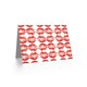 image 2 of Kiss Lipstick Lips Pattern Design Anniversary Valentines Day Card