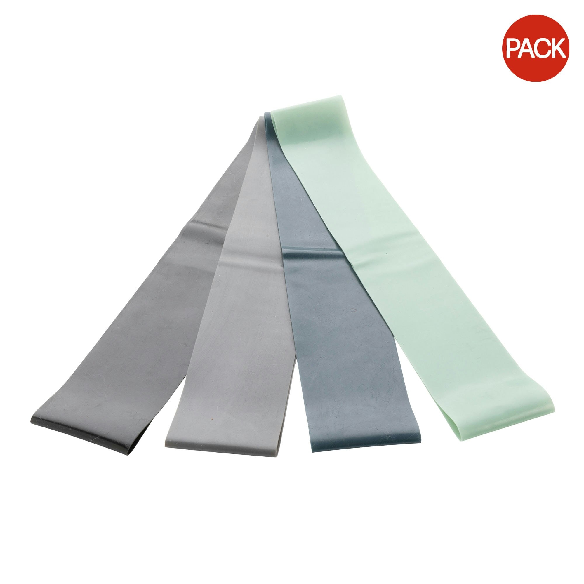 XD Collection Elastic Resistance Band (Pack of 4) - Black - One Size