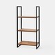image 1 of OHS Wood Effect Wall Mounted Shelving Rack Display Unit