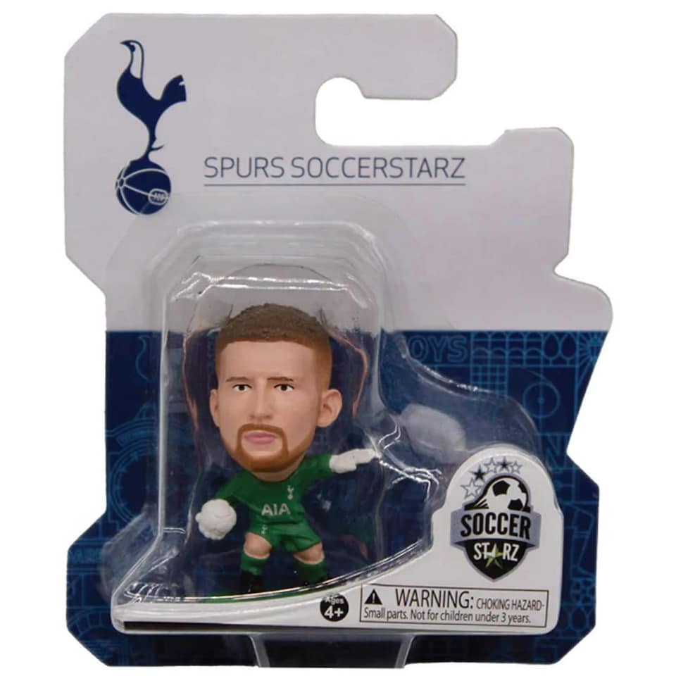 image 1 of Tottenham Hotspur FC Guglielmo Vicario SoccerStarz Football Figurine - Green/White - One Size