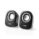 image 4 of Nedis PC Speakers for Computer, Laptop, Tablet, Smartphone, Portable Speaker Set 12W, Wired with USB and 3.5mm Jack, Black and Silver
