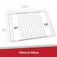 image 4 of SPARES2GO Universal Chrome Adjustable Extendable Oven Shelf  (310 x 345-565mm)