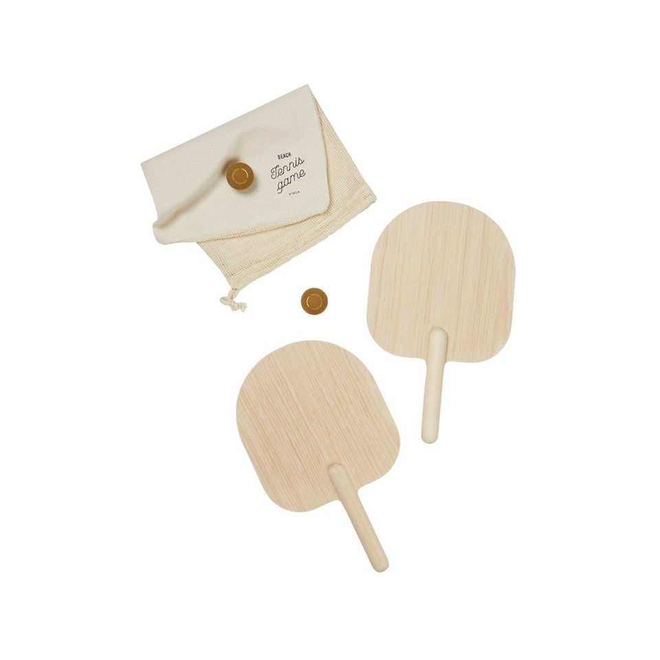 image 1 of Vinga Miro Beach Table Tennis Set - Brown - One Size