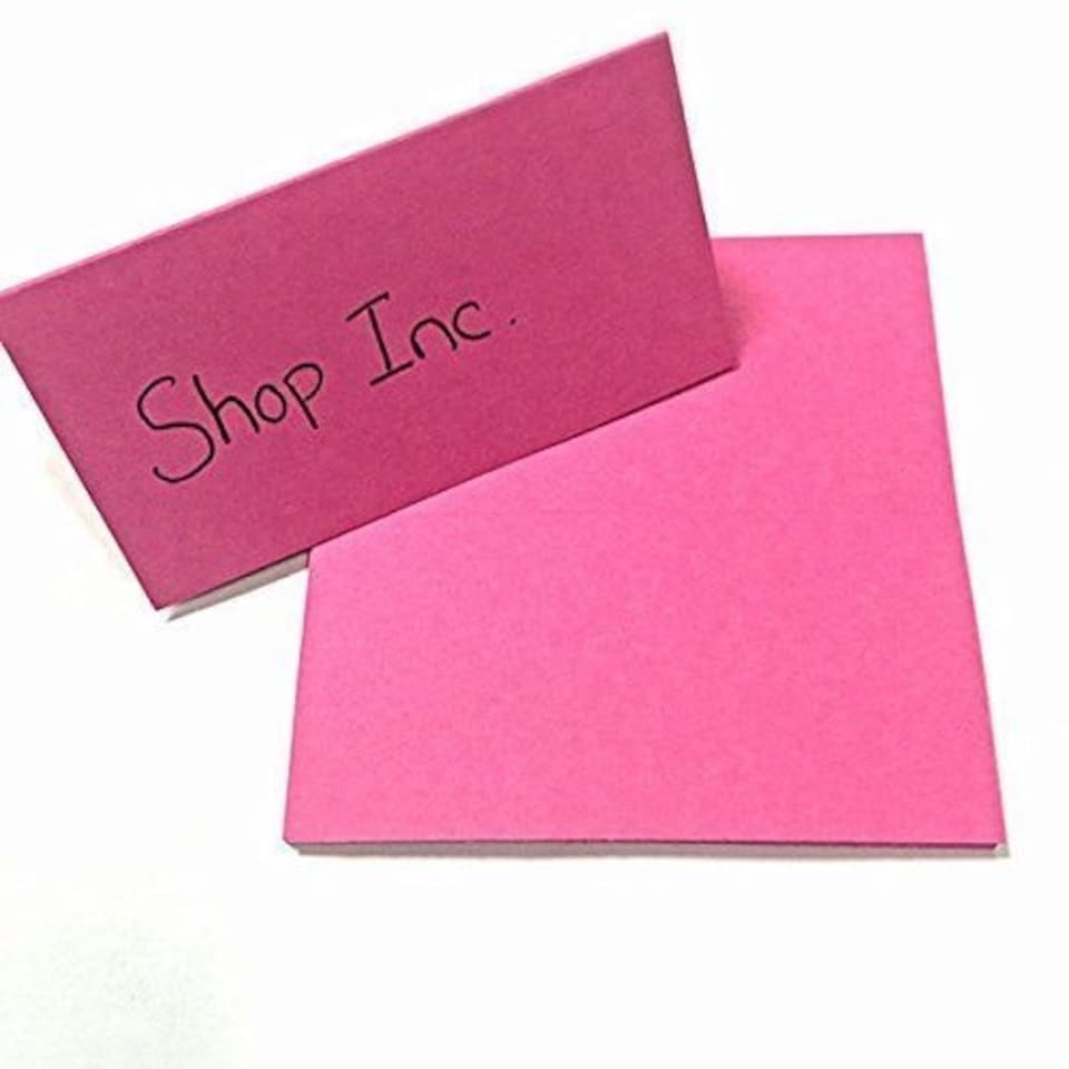 image 1 of Pack Of 10 High Quality Place Cards (Dark Pink Colour)
