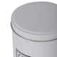image 4 of Harbour Housewares 3pc Round Metal Tea Coffee Sugar Canister Set - White - Kitchen Caddy Kitchen Storage Containers Canisters