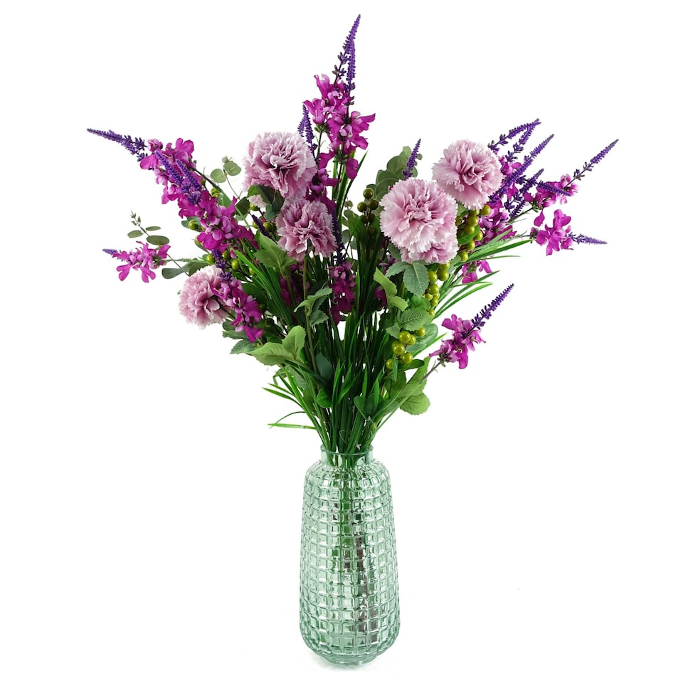 image 1 of 80cm Dark Pink Larkspur Artifical Stem