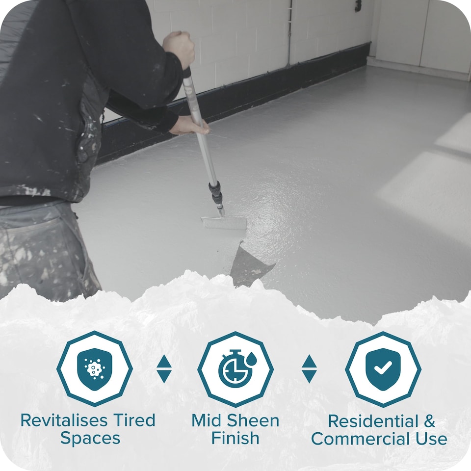 image 1 of Polar Anti-Slip Floor & Garage Paint Heavy Duty | White | White | 5 litre