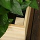 image 8 of Outsunny Wooden Garden Planters with Trellis for Vine Climbing Plants, Natural