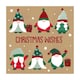 image 3 of Pack of 12 Gonk Brown Kraft Christmas Box Cards
