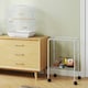 image 6 of PawHut Bird Cage for Budgie Finch Canary Parakeet W/ Stand Tray White