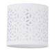 image 2 of First Choice Lighting Set of 2 White Laser Cut 15.5cm Table Lamp Shades White