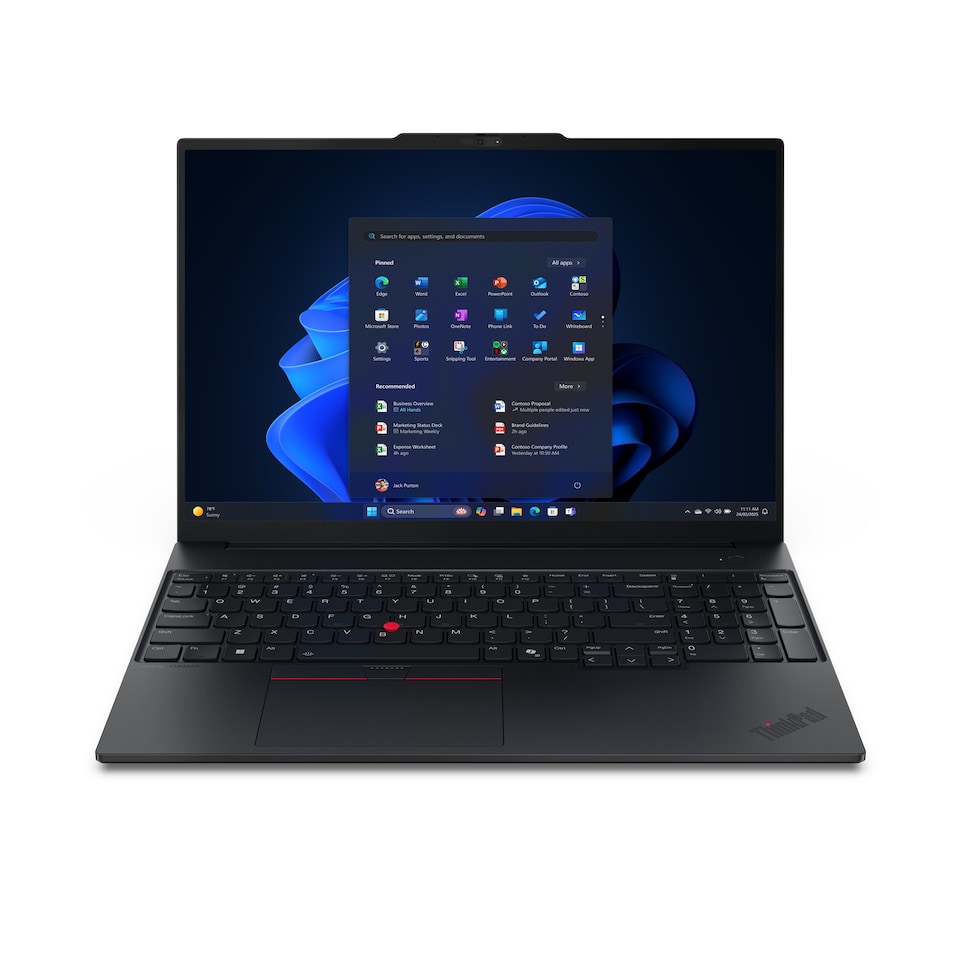 image 1 of Lenovo ThinkPad E16 Gen 3 (Intel) Copilot+ PC, Intel Core Ultra 5, 40.6 cm (16 inches), 1920 x 1200 pixels, 16 GB, 512 GB, Windows 11 Pro