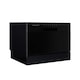 image 4 of Cookology 6 Place Setting Table Top Dishwasher in Compact Size - CTTD6BK Black