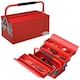 image 6 of DURHAND 3 Tier Metal Toolbox with 5 Tray Carry Handle 45cmx20cmx34.5cm Red Red