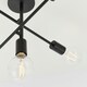 image 5 of Studio 5 Light Semi Flush Light Matt Black, E27