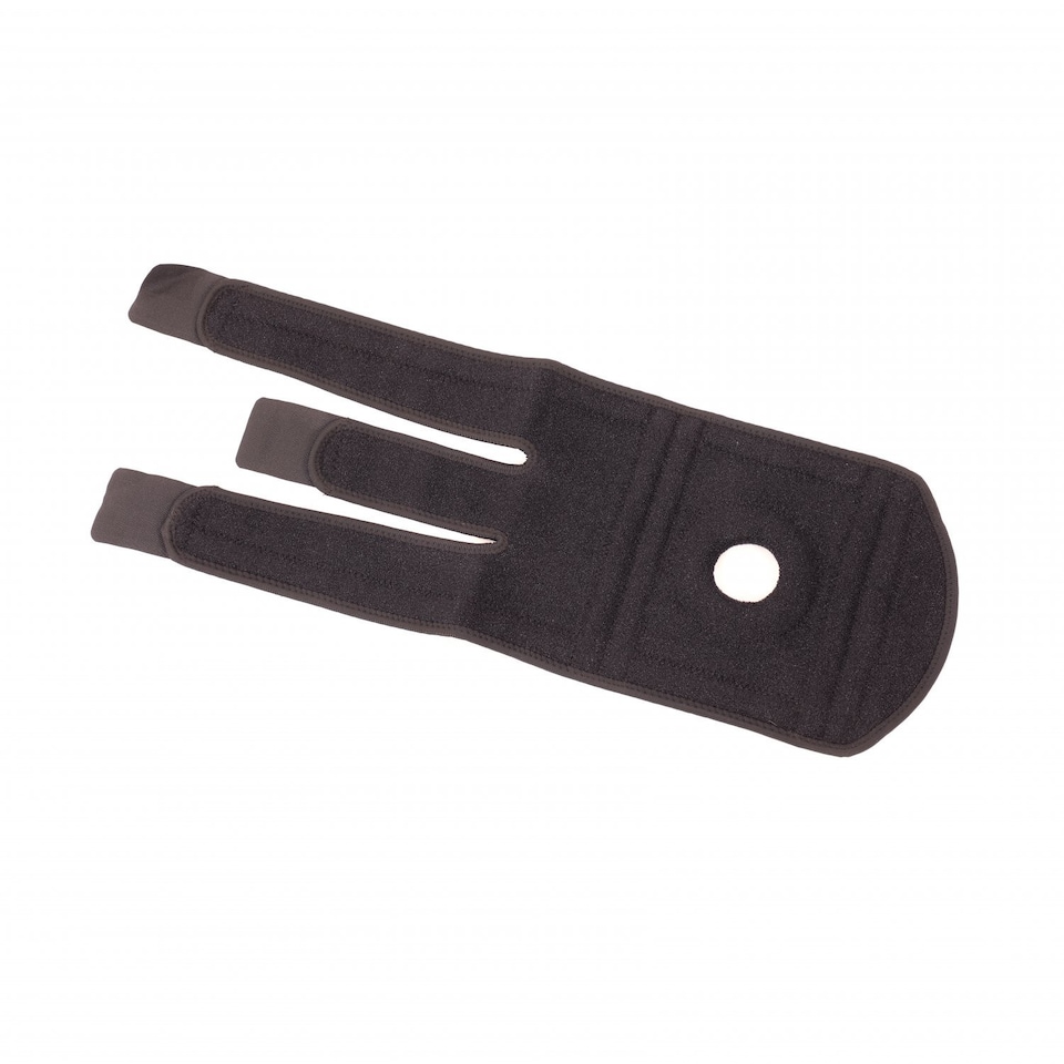 image 1 of Adjustable Knee Support Open-Patella Compression Brace Sleeve | Black