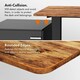 image 7 of VonHaus Adjustable Electric Standing Desk with USB-C charging, Walnut