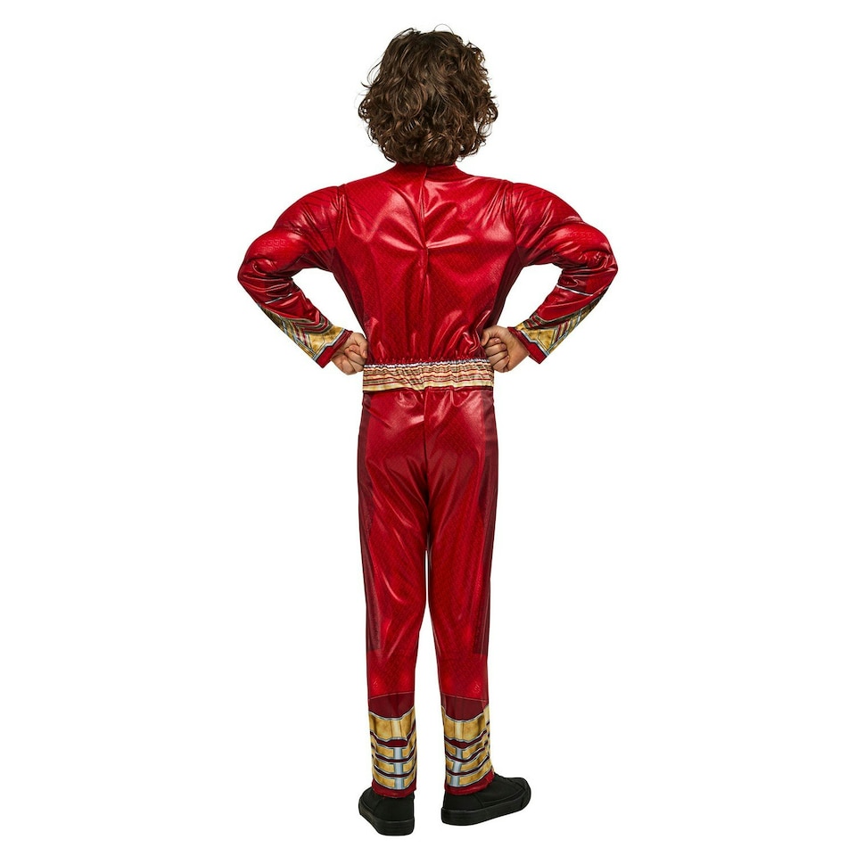 image 1 of Shazam Boys Polyester Costume - Red/Gold - S Red | S