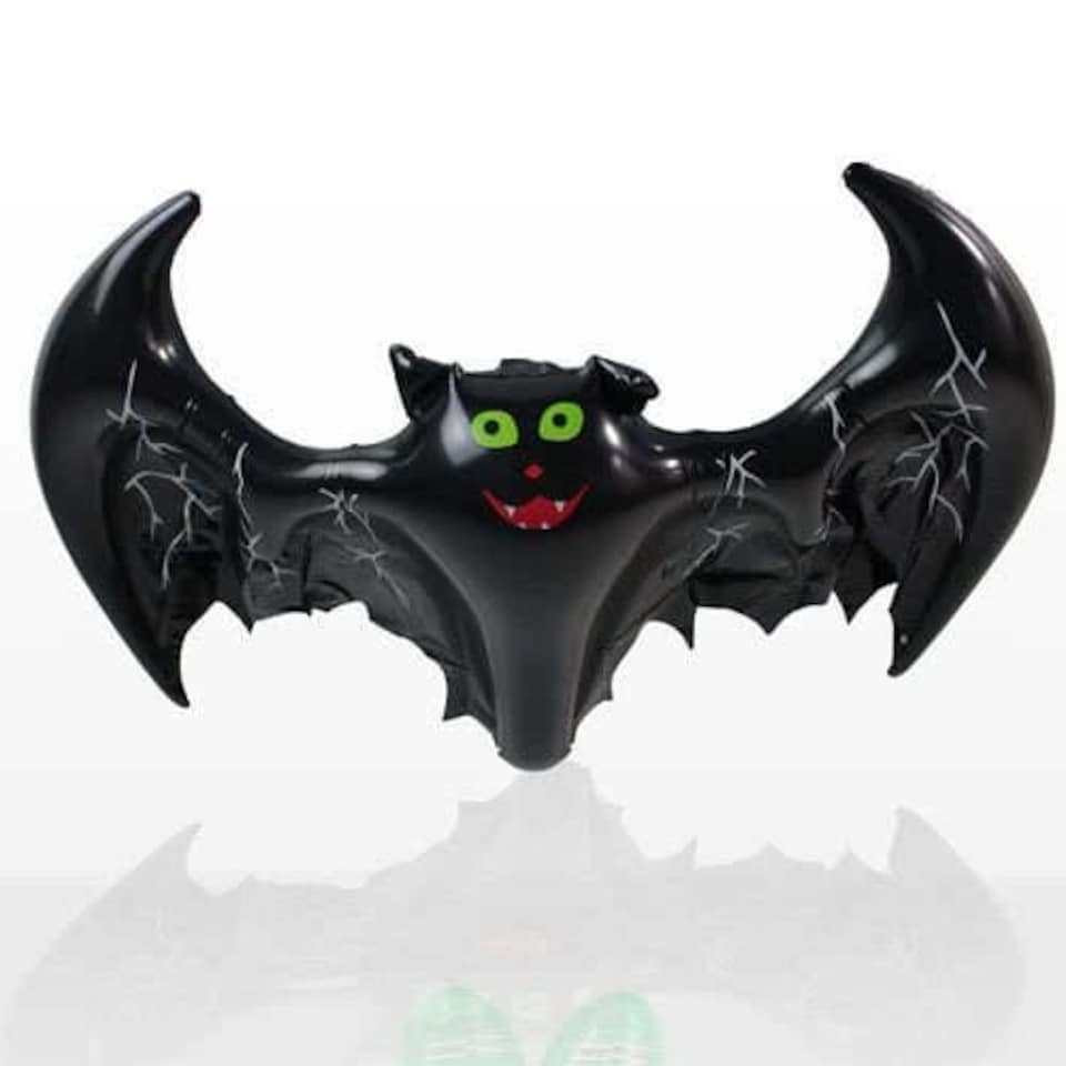 image 1 of 12Pcs Halloween Inflatable Bats - Scary Spooky Party Decor (46cm x 36cm)
