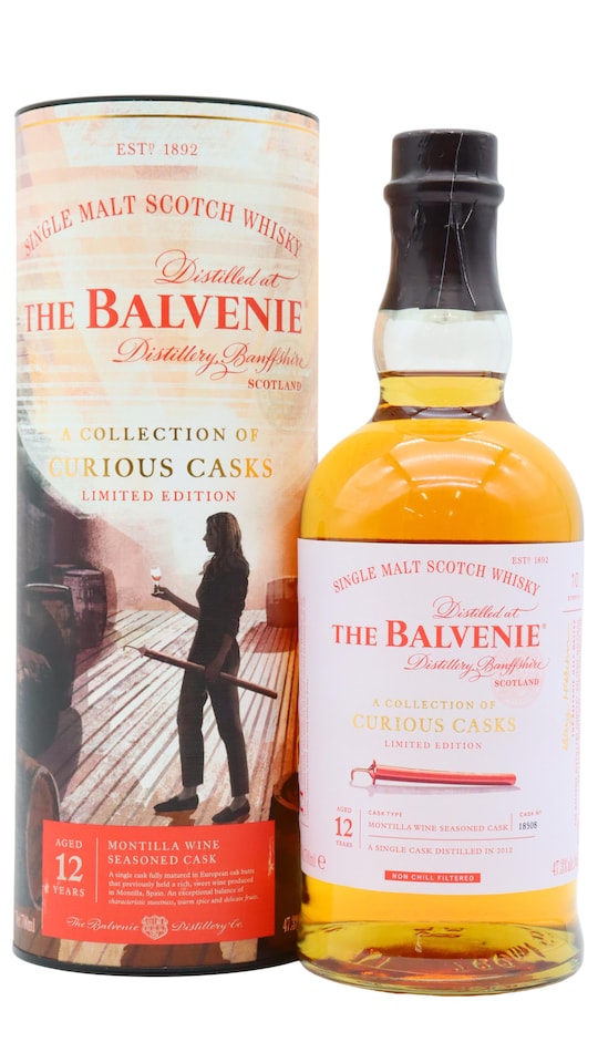 image 1 of Balvenie - Curious Casks - Montilla Cask Matured Single Malt Scotch 12 year old Whisky | Multi | Balvenie - Curious Casks - Montilla Cask Matured Single Malt Scotch - 12 year old Whisky 70cl 47.3% ABV | 1