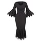image 1 of Black Gothic Dress Costume Black | XL