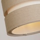 image 4 of 2 Tone Linen 30cm Gap Tier Drum