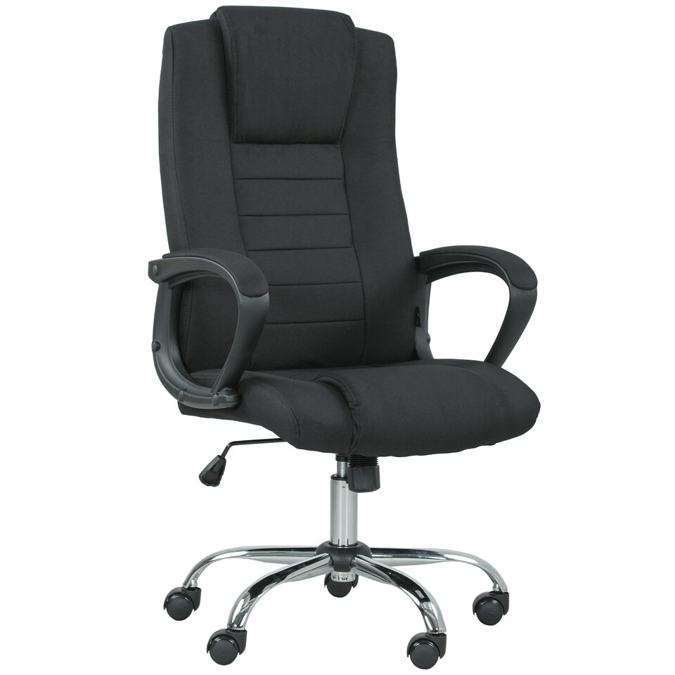 image 1 of Vinsetto Office Chair for Desk, with Height Adjustable, Wheels, Black Black