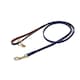 image 1 of Digby & Fox Leather Padded Dog Lead - Navy - 110cm x 1.2cm