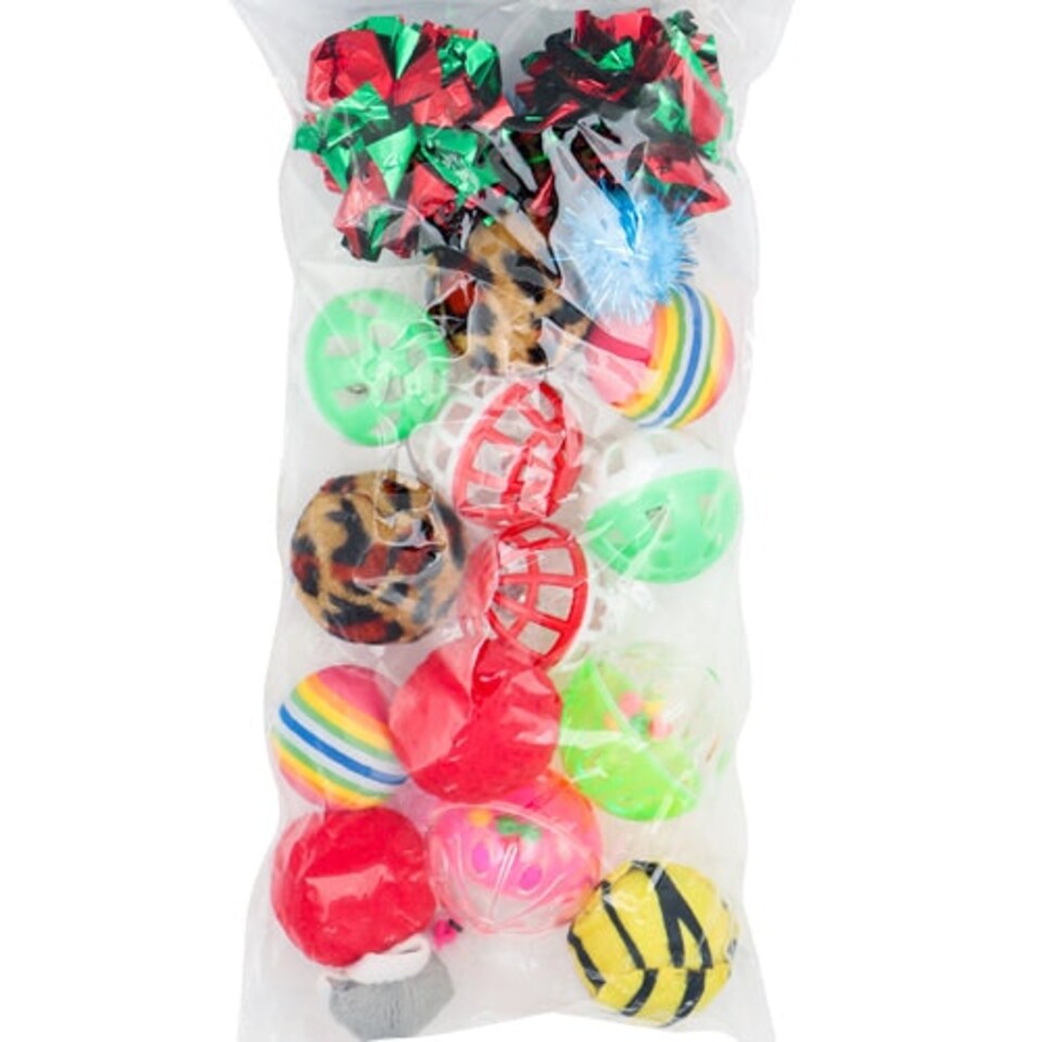 image 1 of The Pet Hut Large Multipack Cat Toys 18 Pack