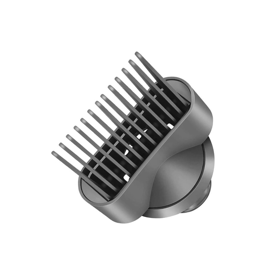 image 1 of Wide Tooth Comb Attachment for Dyson Supersonic Hair Dryer Grey