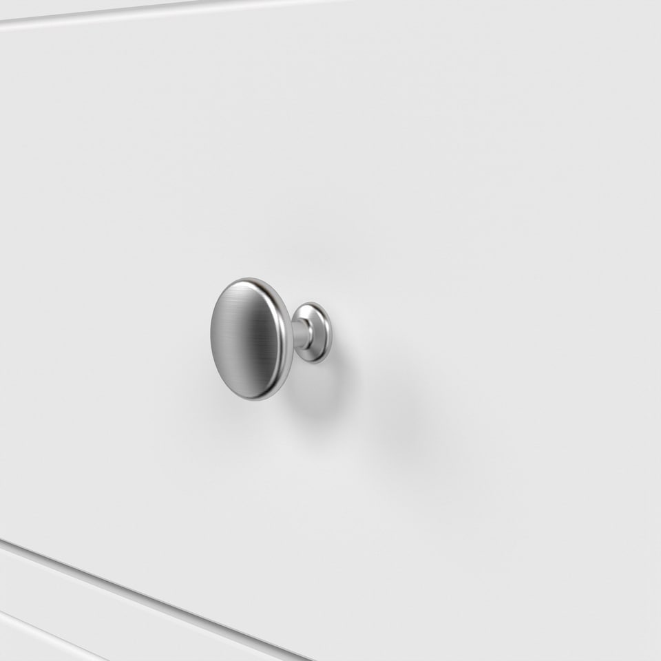 image 1 of Baroque 2+3 Drawer in Pure White Iced Coffee Lacquer