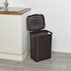 image 2 of 55L Plastic Rattan Laundry Basket | Brown | 1