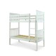 image 1 of Carra White Bunk Bed And Noah Memory Foam Mattresses