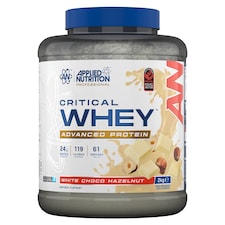 Applied Nutrition Critical Whey Advanced Protein Powder - White Choco Hazelnut - 61 Servings