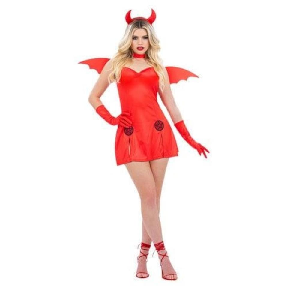 image 1 of Fever Devilish Fancy Dress Costume Ladies Small - UK 8-10 Red | 8