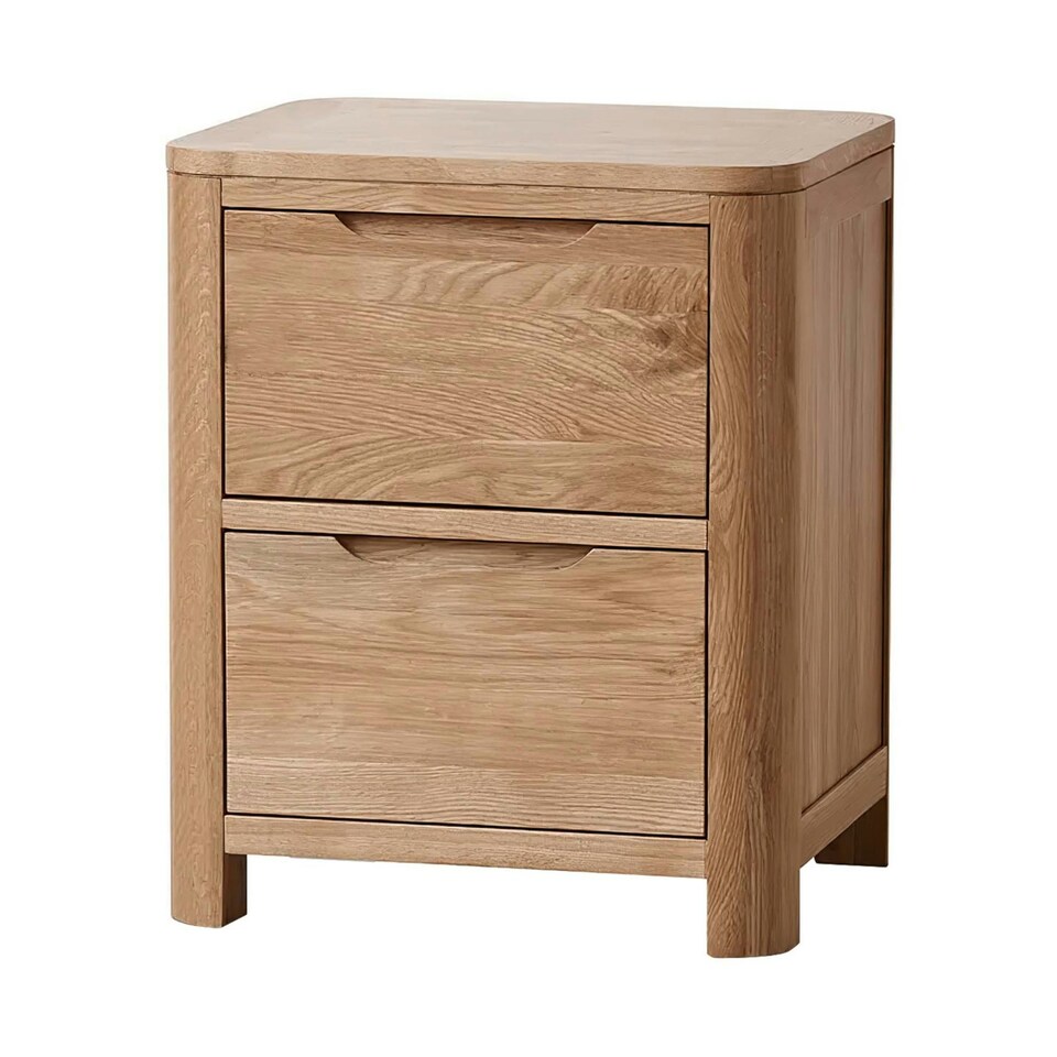 image 1 of Oak Effect Bedside Table