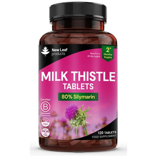 Milk Thistle Tablets 4000mg - 80% Silymarin High Strength