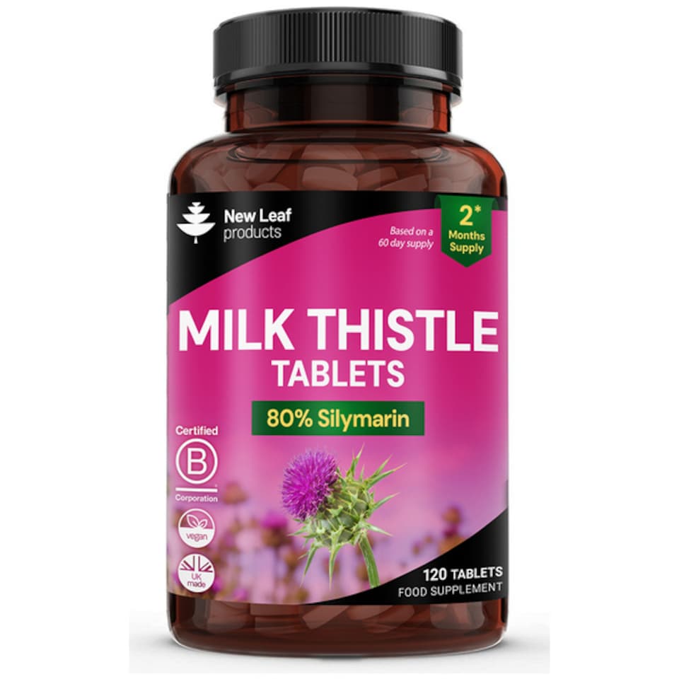 Milk Thistle Tablets 4000mg - 80% Silymarin High Strength