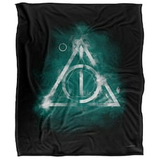 Harry Potter Deathly Hallows Watercolour Blanket - Multicoloured - One Size