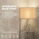 image 7 of HOMCOM Corner Floor Lamp with Shelves, Modern Tall Standing Lamp with Chain Switch for Living Room, Bedroom, Bulb Not Included, Light Grey