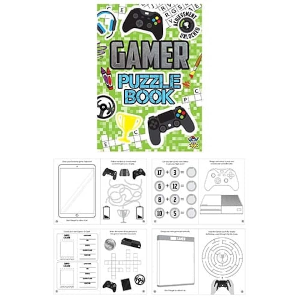 Gamer Puzzle Book