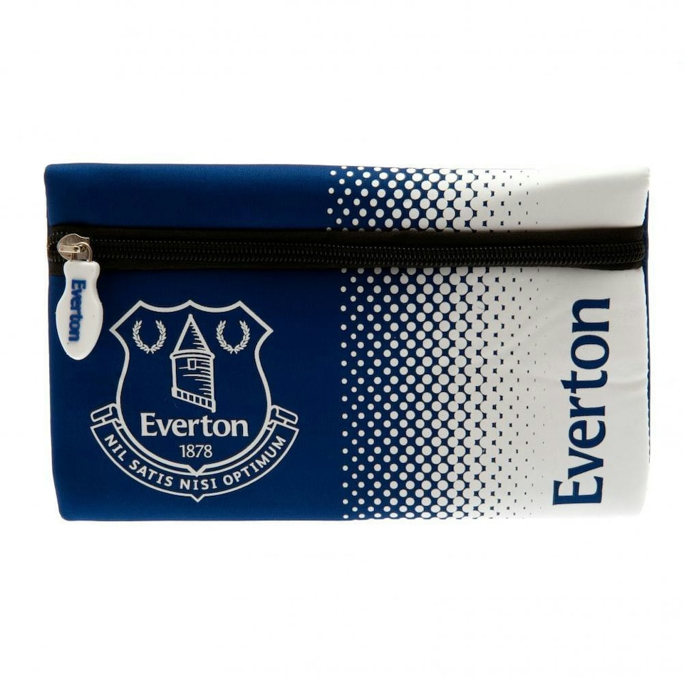 image 1 of Everton FC Official Fade Pencil Case - Blue/White - One Size