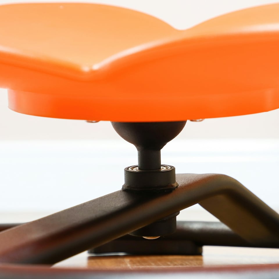 image 1 of AIYAPLAY Sensory Spinning Chair for Kids, for Balance, Coordination, Orange